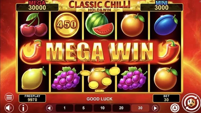 Classic Chilli Hold & Win – laimīgā kombinācija ar 243 veidiem